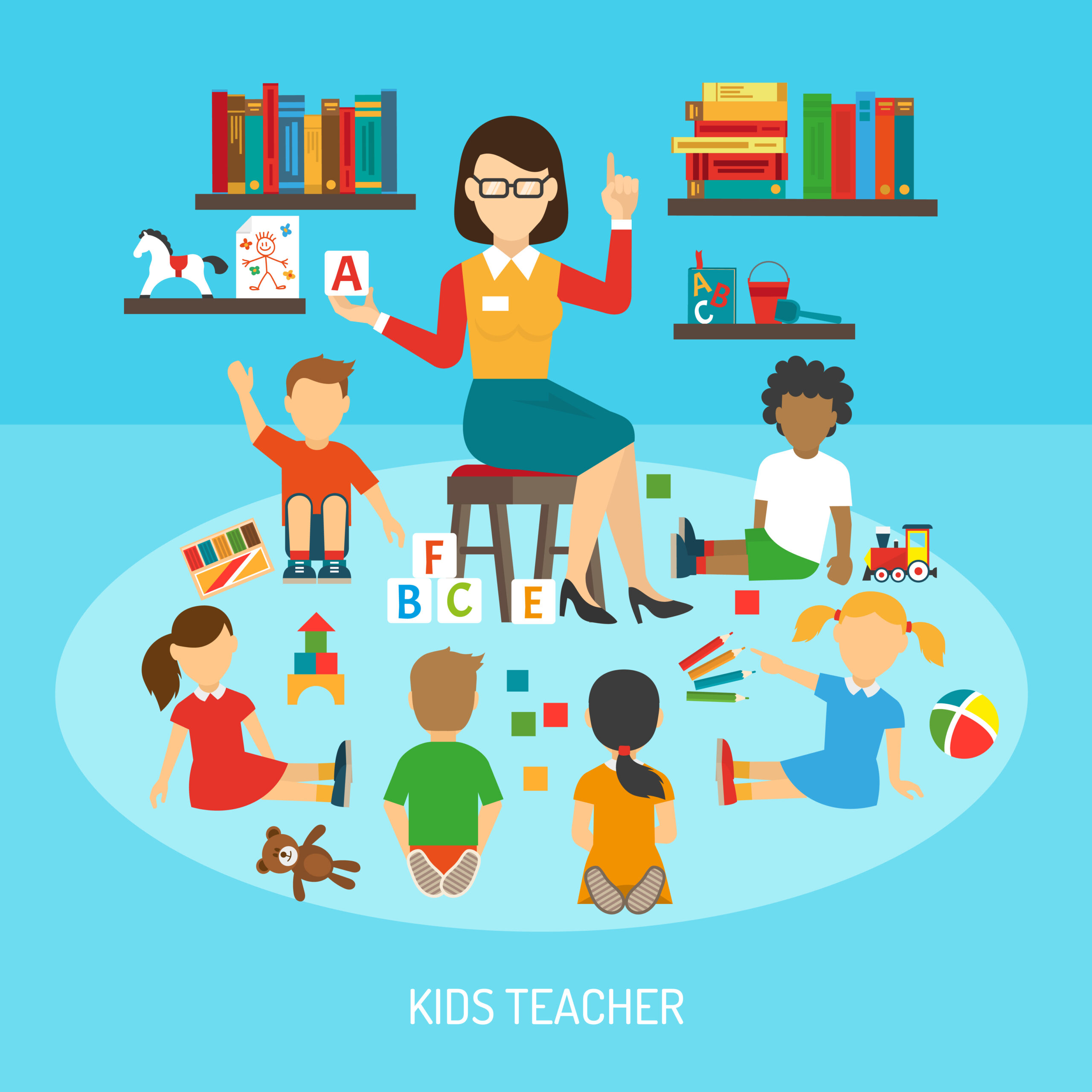 Kids Teacher Poster